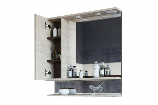Изображение товара Шкаф с зеркалом левый Sanflor Техас 69x73.6x14.6 см