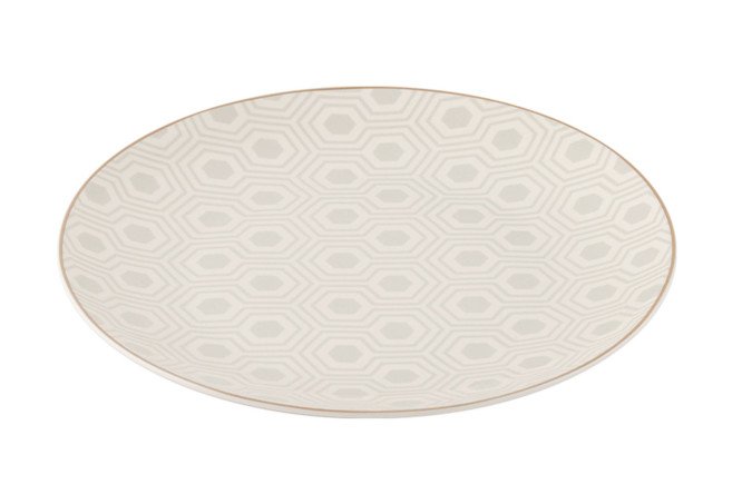 Изображение товара Десертная тарелка NADOBA Mari Lena фарфор 19 см золотая отделка