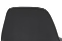 Барный стул Spoon 38х83х40 см, цвет обивки чёрный, сидушки чёрный