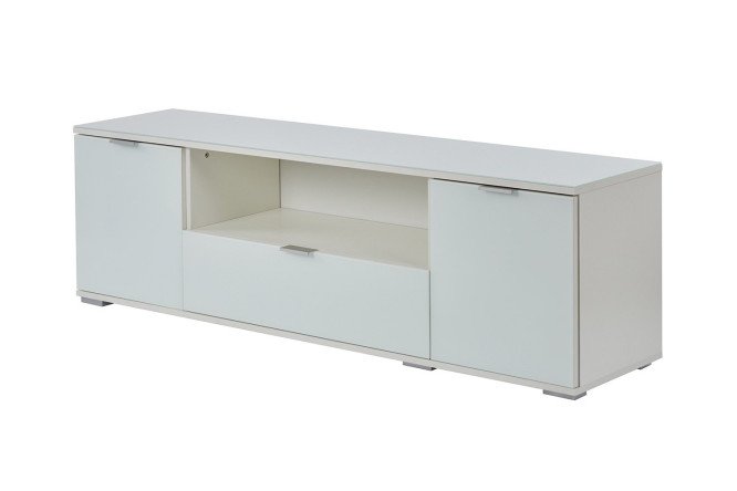 Изображение товара Тумба под ТВ Деко 5 Белый глянец стильная и вместительная