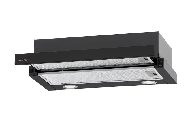Изображение товара Вытяжка KRONAsteel Kamilla MV 6002 KRHD285, BLACK цвет чёрный, 59.7х16.2х30 см