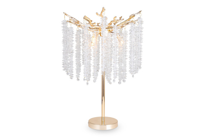 Светильник настольный FREYA Crystal Mineral  G9, 30x56x30 см