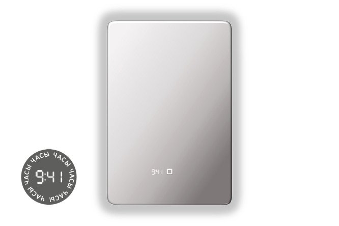 Изображение товара Зеркало c LED-подсветкой ALIAS Эос en906025 60х90х2 см