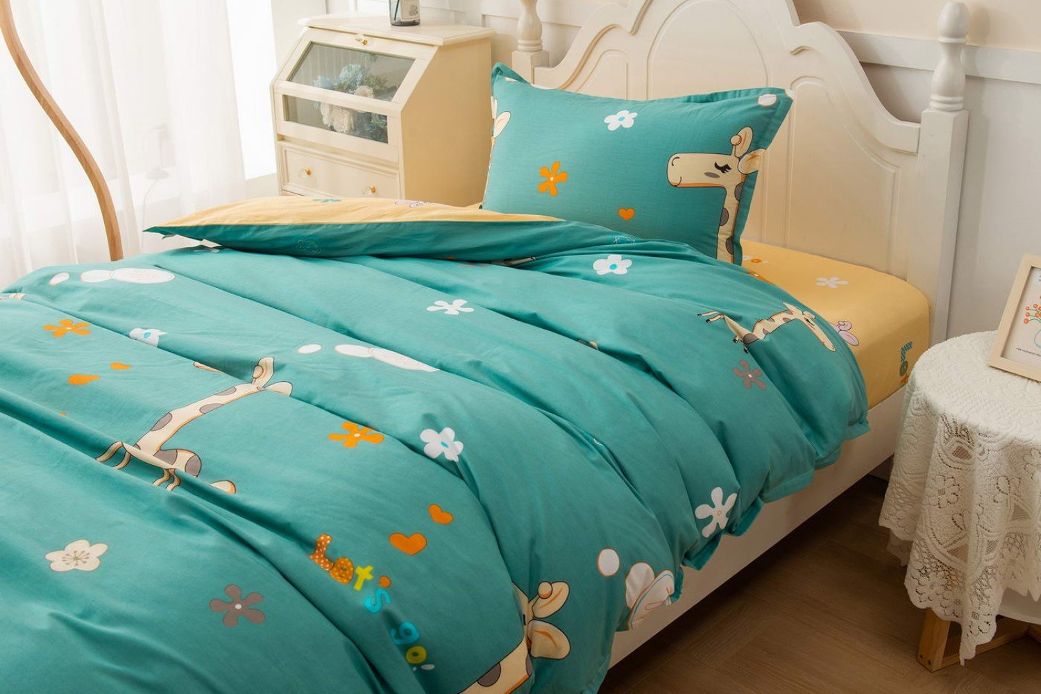 фото Комплект постельного белья детский giraffe hoff