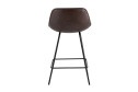 Стул полубарный Stool Group Деймон 49х92.5х47.5 см, цвет обивки коричневый, ножек чёрный