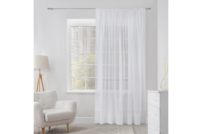 Изображение товара Тюль ESTUDI BLANCO Abelia 300х280 см, 1 шт., цвет белый
