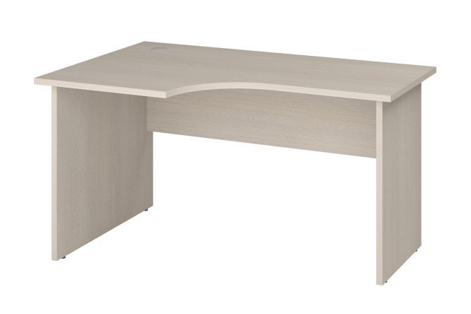 Изображение товара Письменный стол Этюд левый - светлый дуб шамони, размеры 140х75х90 см