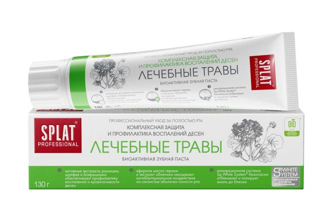 Изображение товара Зубная паст SPLAT Professional Лечебные травы