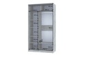 Шкаф-купе Home 123,2х229,5 см, светлый Atelier, с одним зеркалом