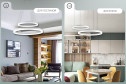 Люстра SEVEN FIRES Хелин 20 кв.м., LED, 60 см