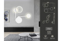 Светильник настенный LED AMBRELLA LIGHT FL5197 поворотный 2 кв.м, LED