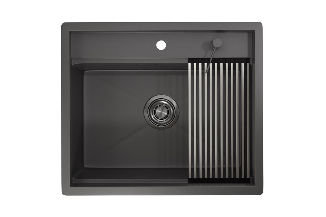 Изображение товара Врезная кухонная мойка GRANULA KS-6051 60х51х24.5 см из нержавеющей стали