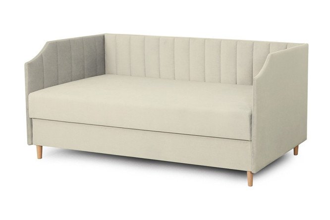 Изображение товара Диван-кровать Челси 80х190 см с подъёмным механизмом и бельевым ящиком бежевый