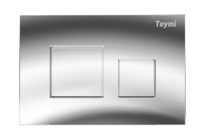 Изображение товара Клавиша с двойным смывом TEYMI Kati T70701CH для инсталляции Изображение товара Клавиша с двойным смывом TEYMI Kati T70701CH для инсталляции