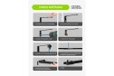 Карниз стеновой двухрядный ARTTEX Facile Standard 270 см