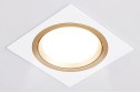 Светильник встраиваемый AMBRELLA LIGHT Techno Spot 1 м², 11.5x2.3x11.5 см, GX53