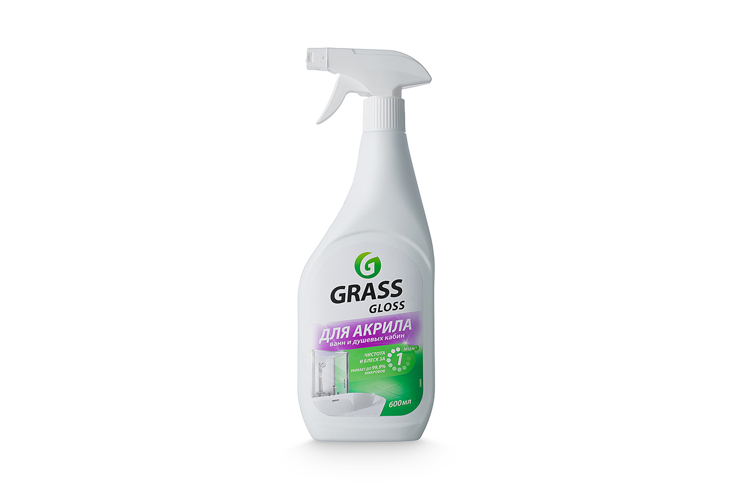 Чистящее средство GRASS Gloss для акриловых поверхностей 600 мл
