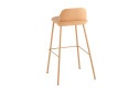 Барный стул Stool Group Mist 47х90х47 см, цвет сидушки жёлтый, ножек жёлтый
