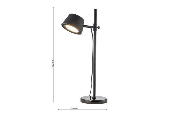 Cветильник настольный FAVOURITE Апертум (Apertum) LED, 24.5x56x12 см