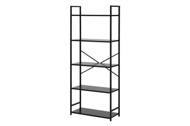 Изображение товара Стеллаж Стилвуд 5 полок 59×143×23,5 см Черный