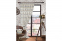 Штора на ленте Brandon 276х270 см, 1 шт., цвет бежевый, чёрный, белый