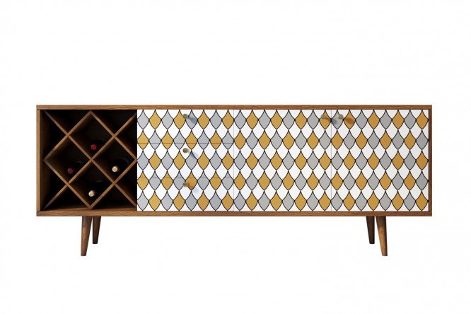 Изображение товара Комод с бутылочницей Berber 180х70х40 см стильный и вместительный