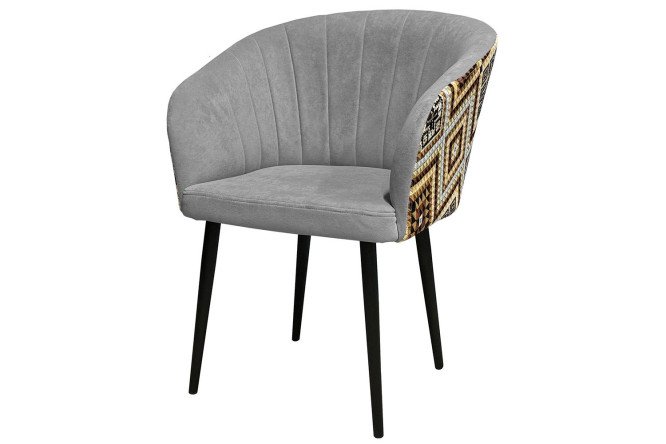 Изображение товара Стул с подлокотниками Верона 60х83х61 см мягкая обивка металл ножки