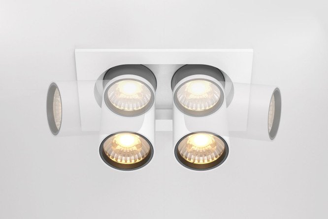 Светильник встраиваемый MAYTONI Downlight Hidden 15.9x9.8x9.5 см, LED