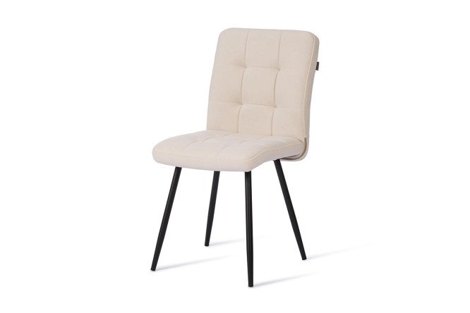 Изображение товара Обеденный стул Medeo 47х89х56 см флок металл современные дизайн