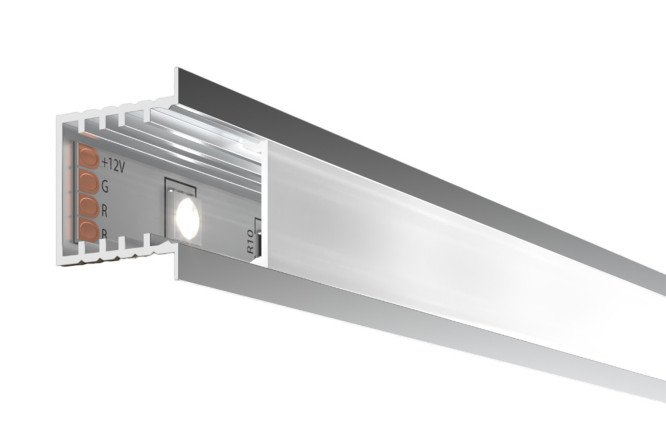 Изображение товара Профиль накладной ELEKTROSTANDARD LL-2-ALP017 для светодиодных лент