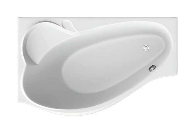 Изображение товара Ванна пристенная Marka One Грация (Gracia) L, левый, белый 160x95 см