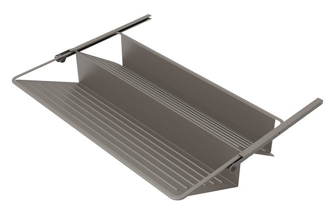 Изображение товара Выдвижная полка для обуви HOFF Блокс L94S105GA серая 92,9х16х55,5 см