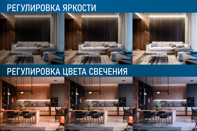 Люстра Natali Kovaltseva High-tech LED lamps 24 кв.м., 72x10x72 см, LED