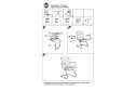 Стул офисный MF-6002V white с подлокотниками