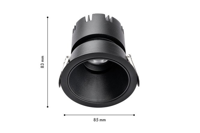 Светильник врезной FAVOURITE Headset 8.5x8.3x8.5 см, LED