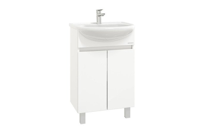 Изображение товара Тумба напольная ONIKA Милтон 106146 59 см, цвет каркаса белый, фасада белый