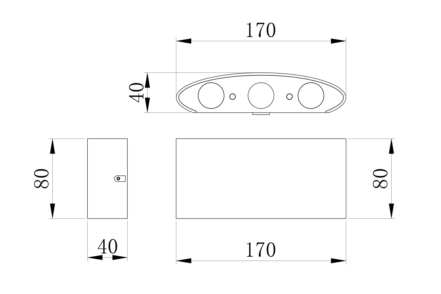 фото Светильник настенный led outdoor strato hoff