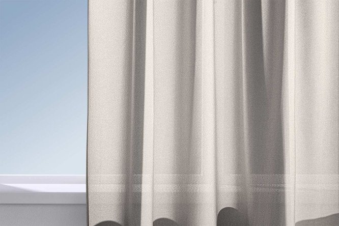 Изображение товара Штора HOFF Bary 150х260 см бежевый универсальная крепление