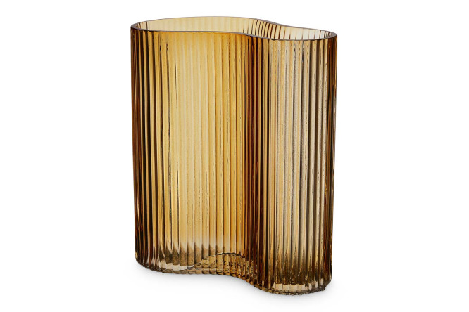 Изображение товара Стеклянная ваза HOFF Rueby 21 см для цветов и украшений