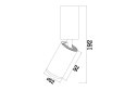 Светильник потолочный MAYTONI I Ceiling & Wall Focus S 3 м², 5.5x19x5.5 см, GU10