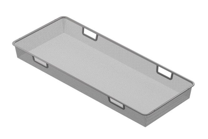 Изображение товара Мелкосеточная выдвижная корзина Оскар для шкафа 89,3х36,8 см сталь