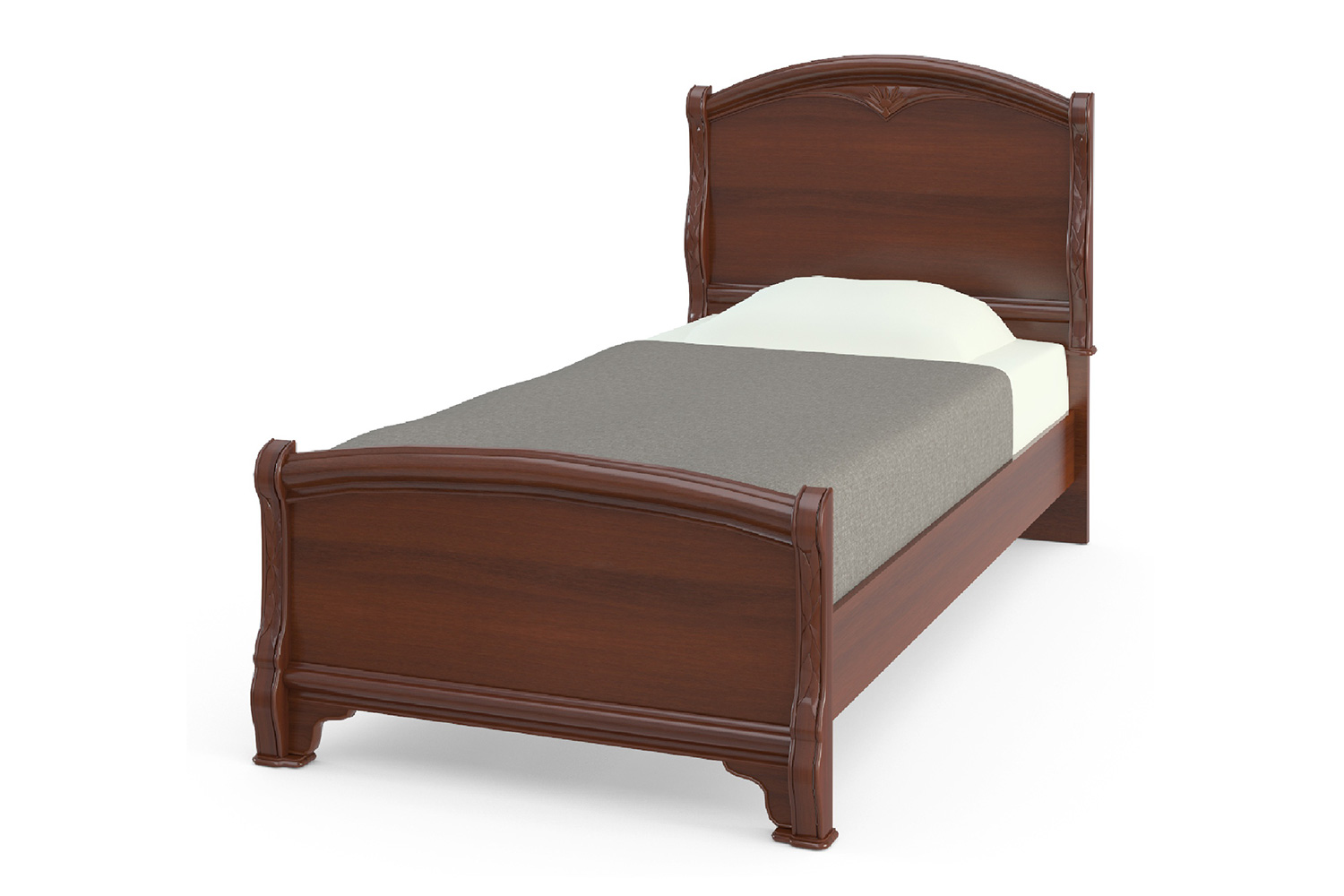 кровать односпальная классический стиль