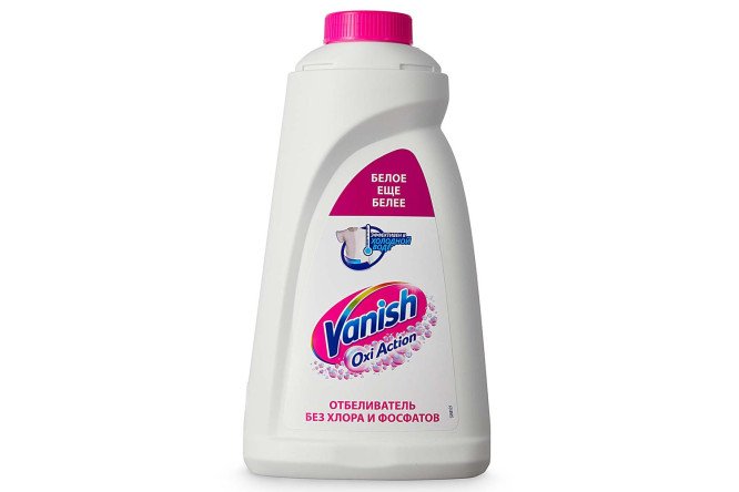Изображение товара Пятновыводитель-отбеливатель для тканей Vanish Oxi Action Кристальная белизна