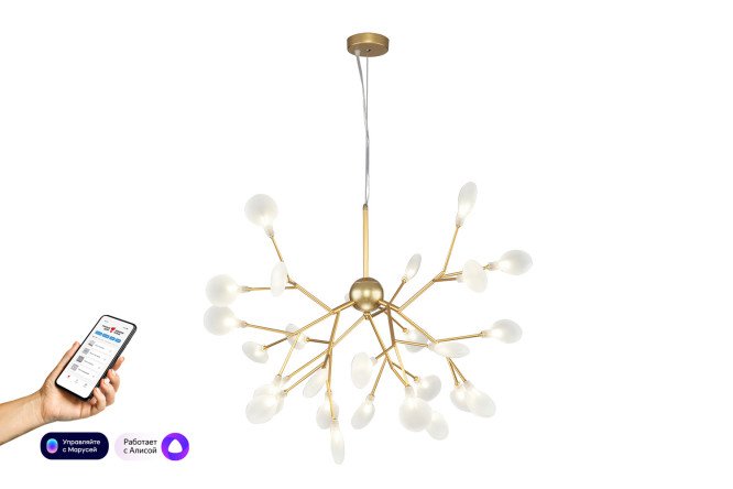 Изображение товара Подвесной светильник BOGATE'S Foglia 20 кв.м., размеры 75.5х90х75.5 см, G4