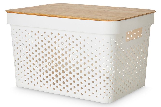 Изображение товара Корзина с крышкой HOFF 23HDL1102-F19 20 л для хранения и организации пространства