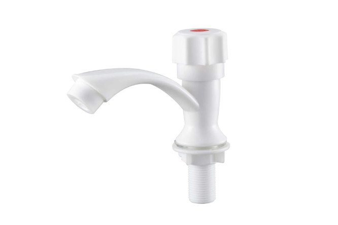 Изображение товара Кран для холодной воды РМС PL3-269F белый - надежный и стильный