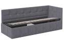 Кровать подъёмным механизмом Грейс 80х200 см цвет тёмно-серый