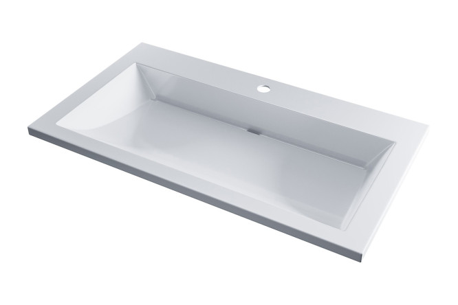 Изображение товара Раковина полувстраиваемая Infinity RInfinity80wg 80х14х45 см