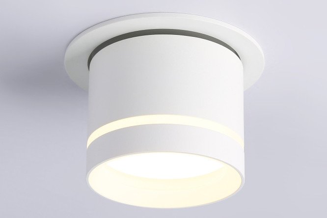 Светильник встраеваемый AMBRELLA LIGHT Techno Spot 8.5x9.5x0.5 см, GX53