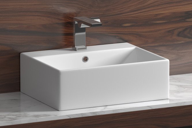 Умывальник накладной CERAMICANOVA Element CN6040 50х16х41 см